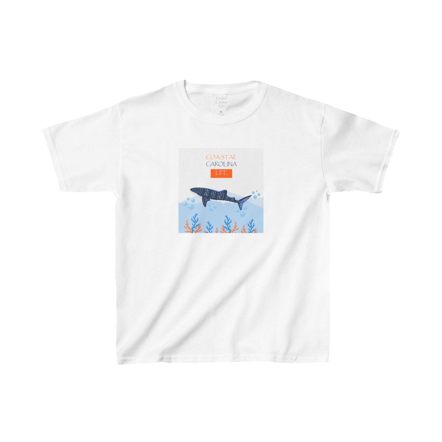 Swimming Shark Kids Beach T-Shirt