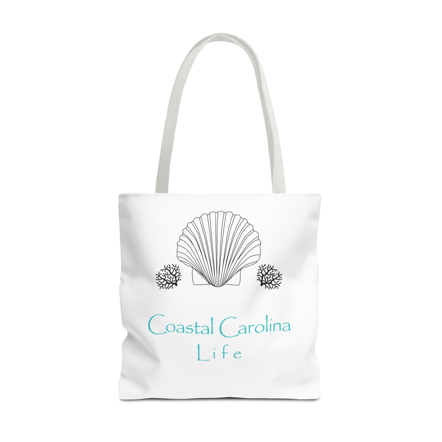 Clam Shell and Coral Coastal Tote Bag