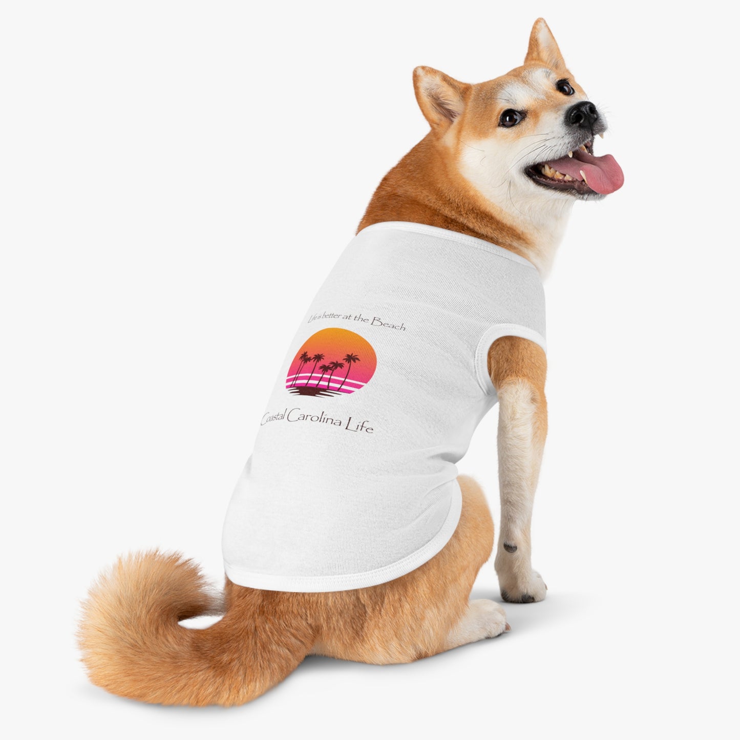 Life is better at the Beach Coastal Pet Shirt