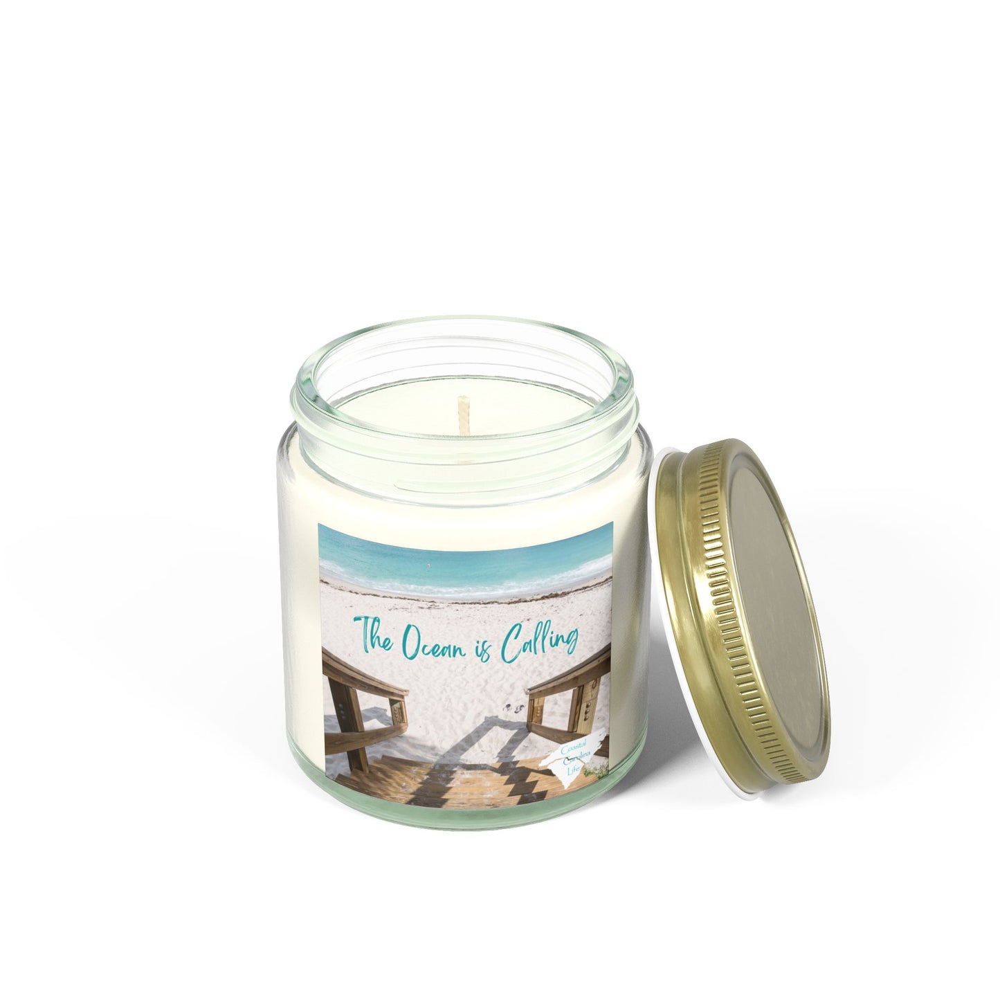 Coconut Apricot Wax Scented Candles - The Ocean is Calling