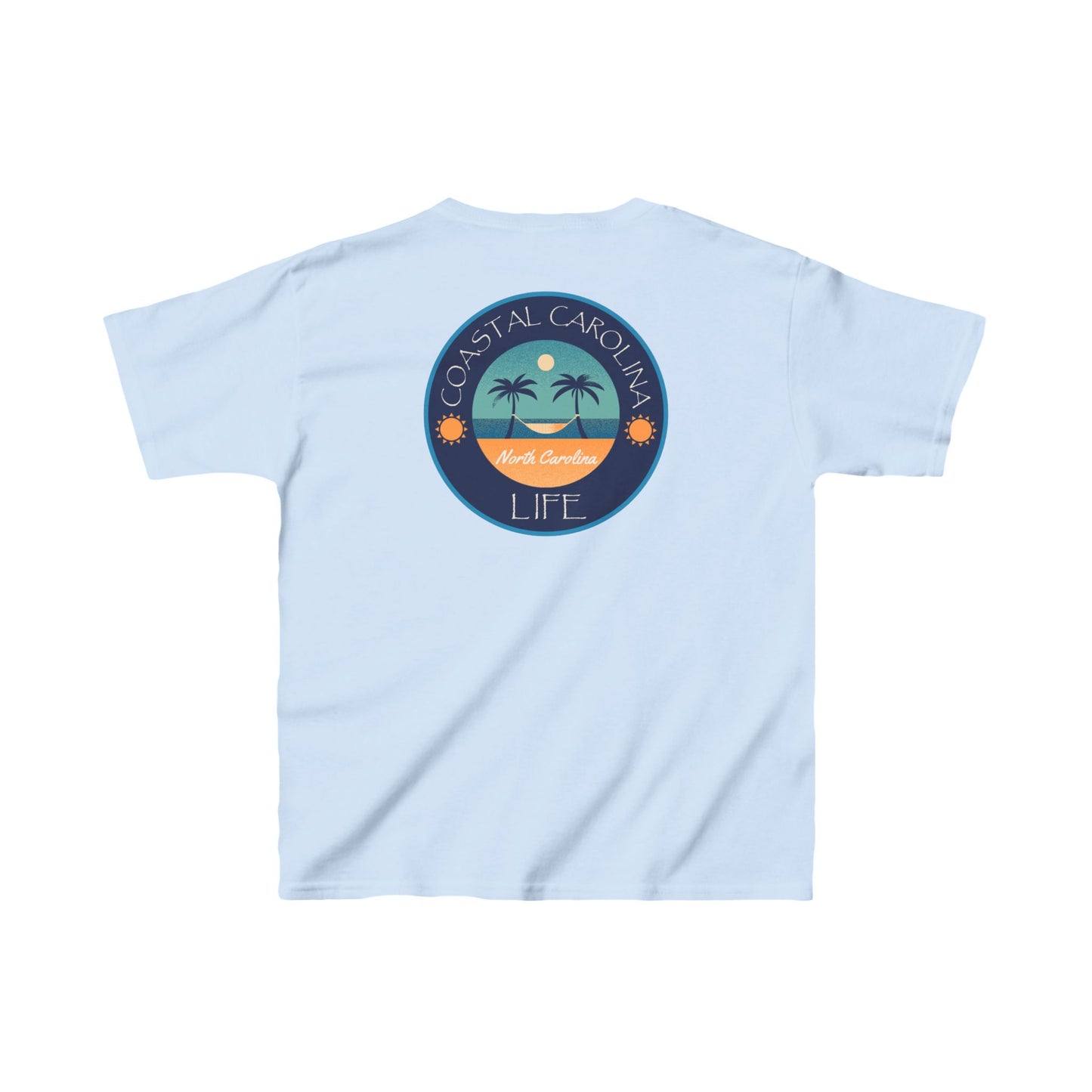 North Carolina Kids Beach T-Shirt