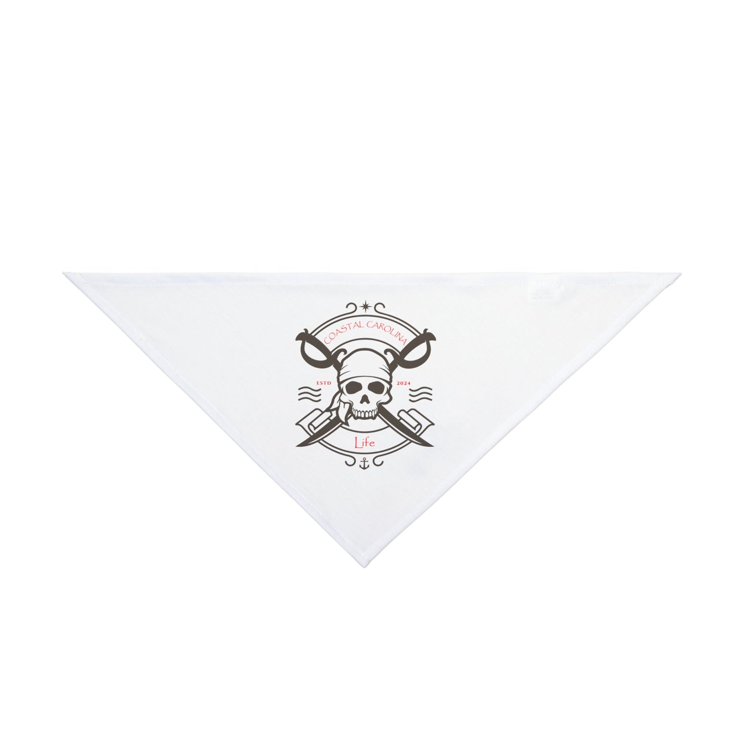 Pirate Skull Coastal Pet Bandana