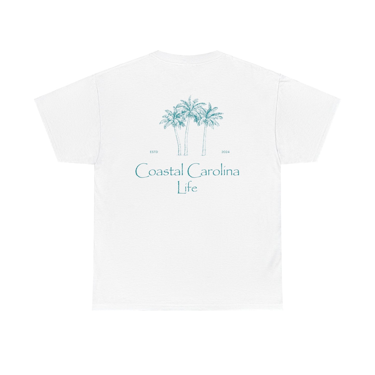 Women's Heavy Cotton T-Shirt - Palm Trees