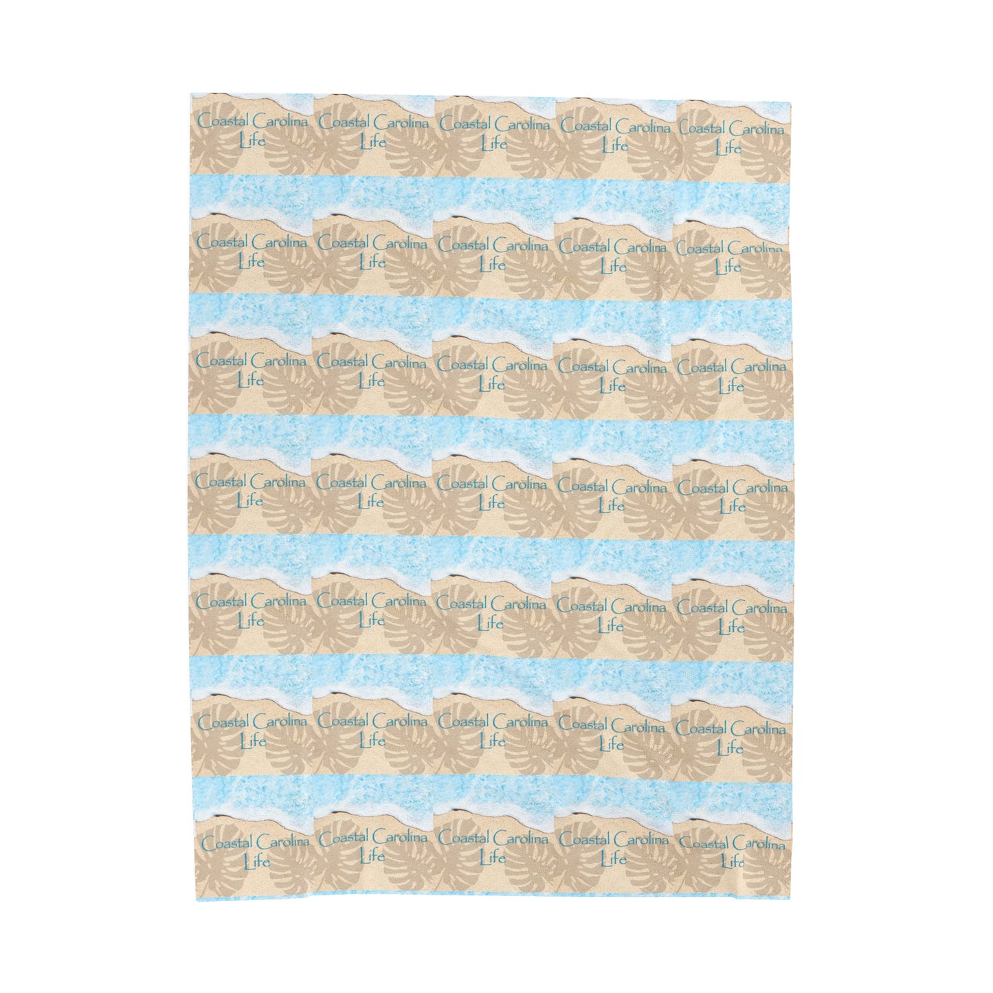 Water's Edge Velveteen Plush Blanket