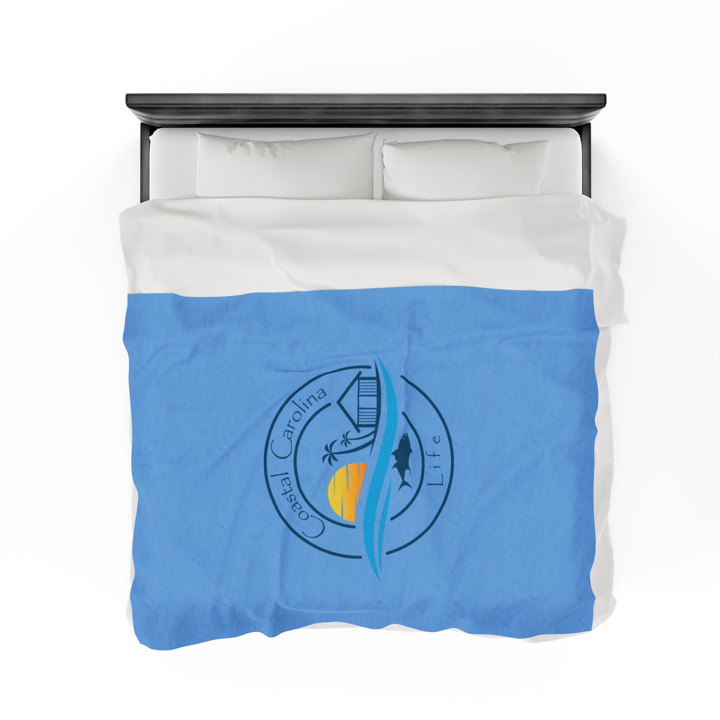 Coastal Carolina Lifestyle Velveteen Plush Blanket