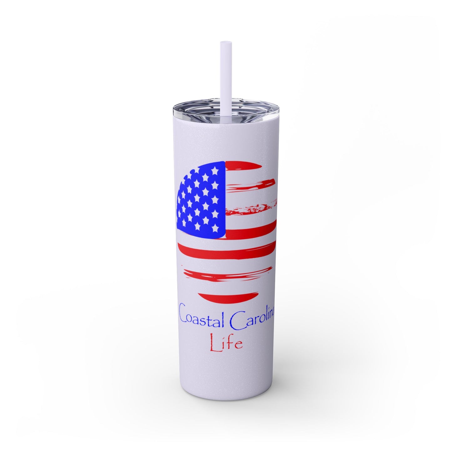 American Flag Skinny Tumbler