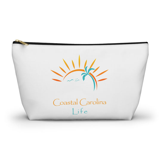 Palm Tree and Sun Rays Travel Accessory Pouch