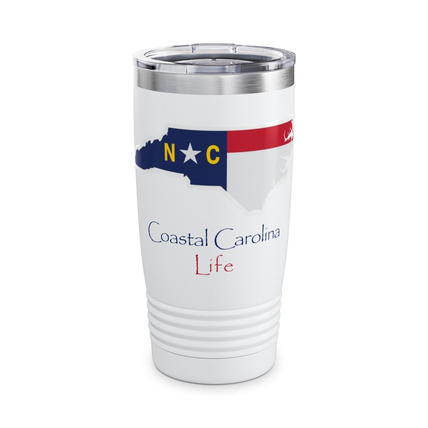 North Carolina Emblem Ringneck Tumbler