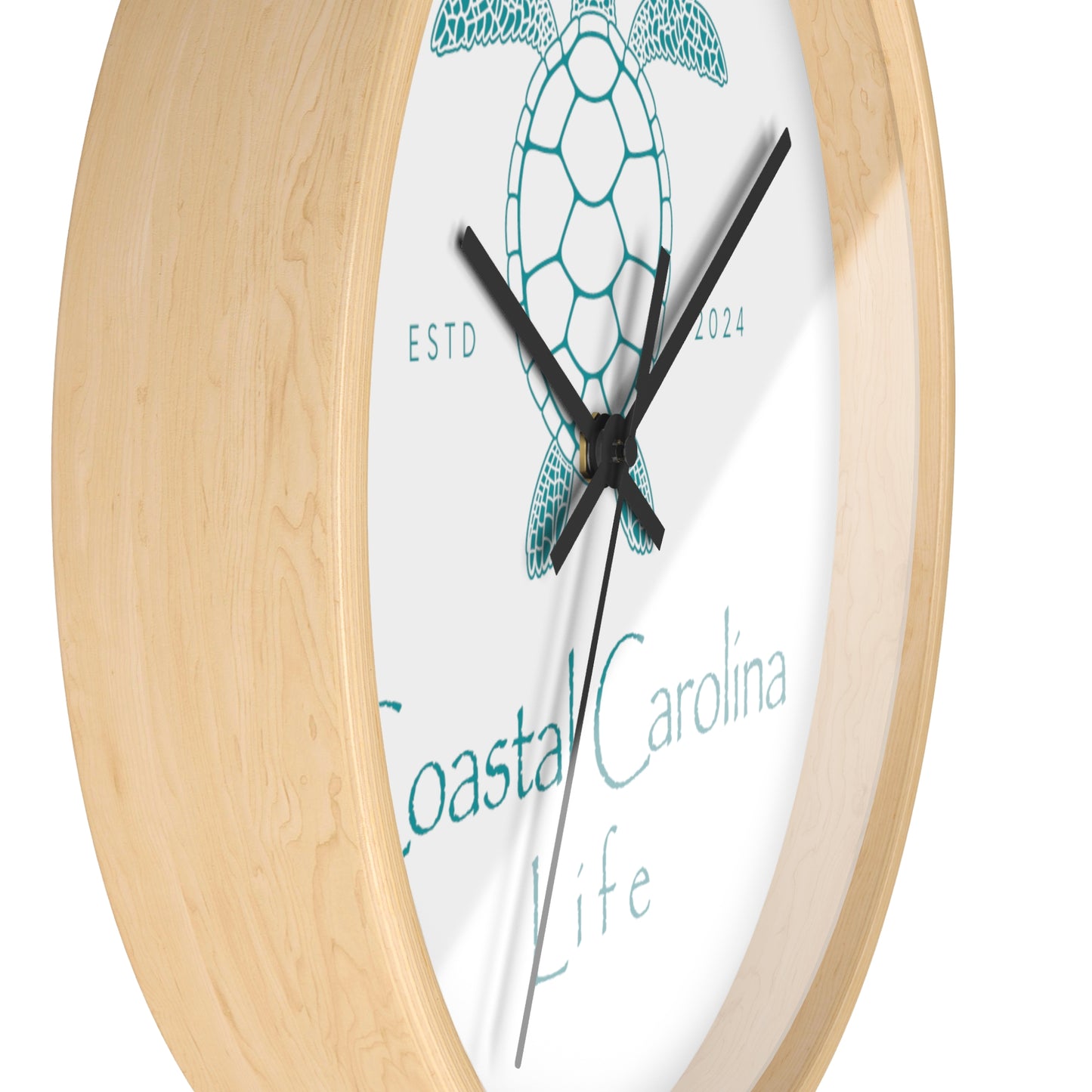 Sea Turtle Coastal Carolina Wall Clock