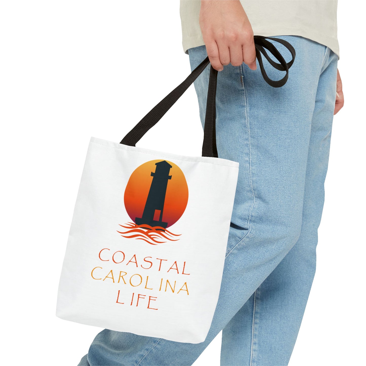 Lighthouse Coastal Tote Bag