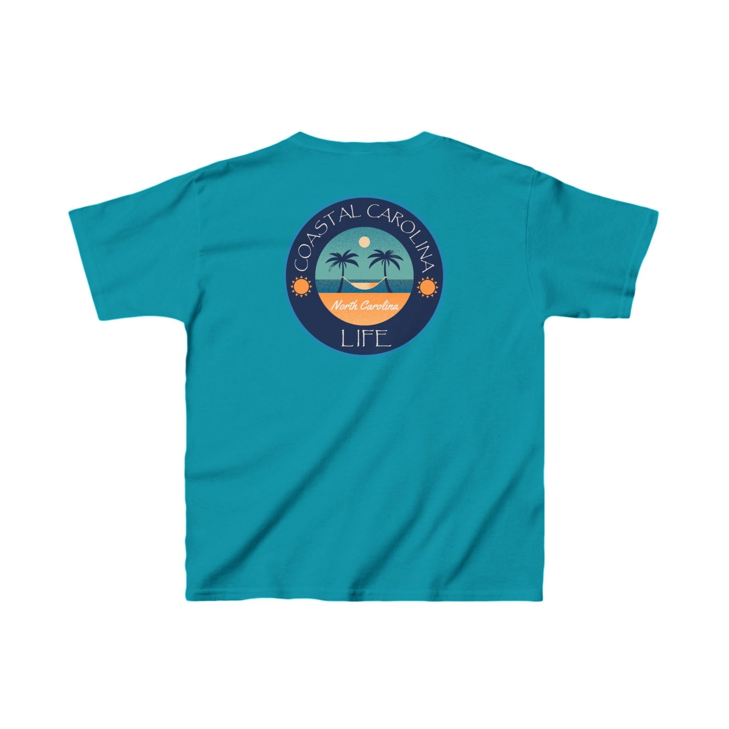 North Carolina Kids Beach T-Shirt