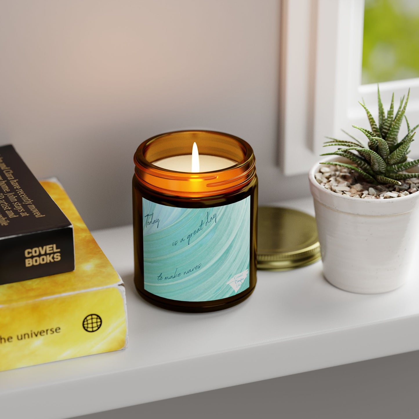 Coconut Apricot Wax Scented Candles - Today is a Great Day to Make Waves