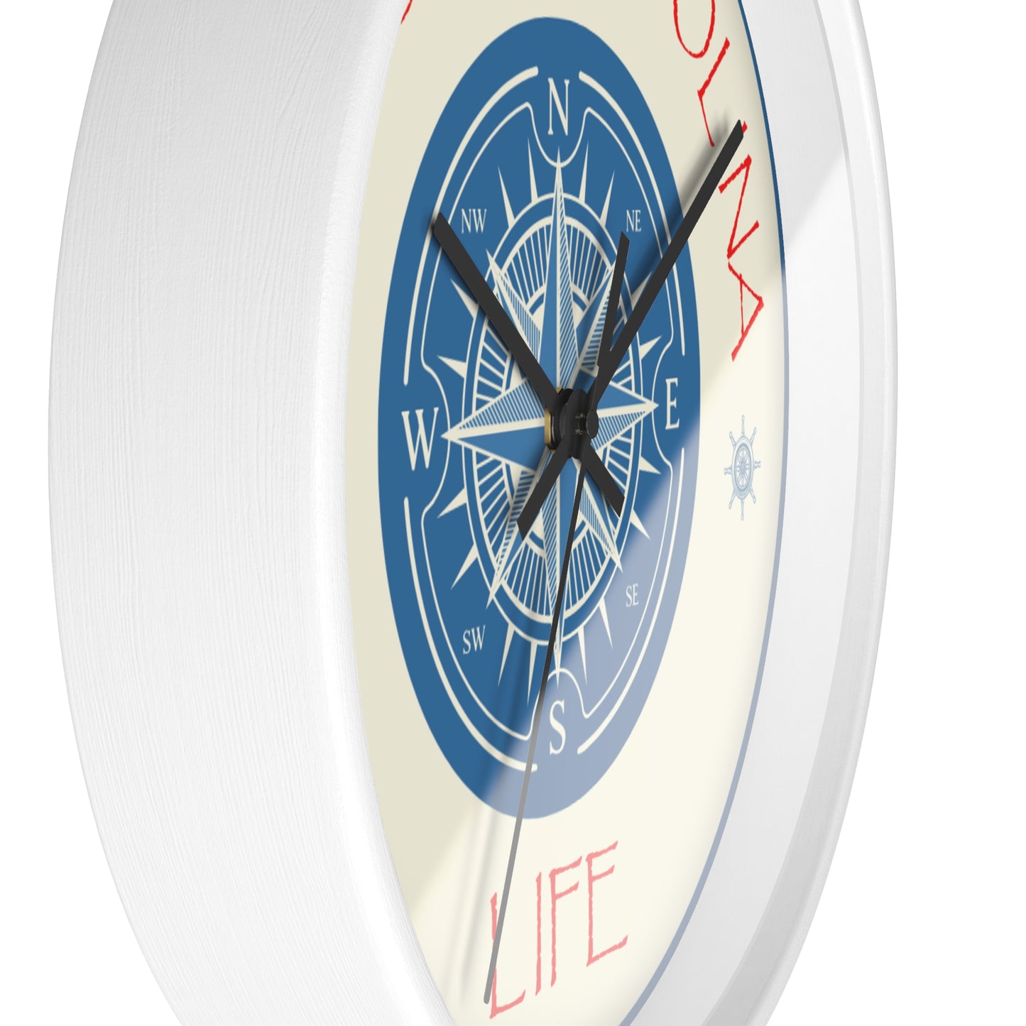 Compass Coastal Carolina Wall Clock