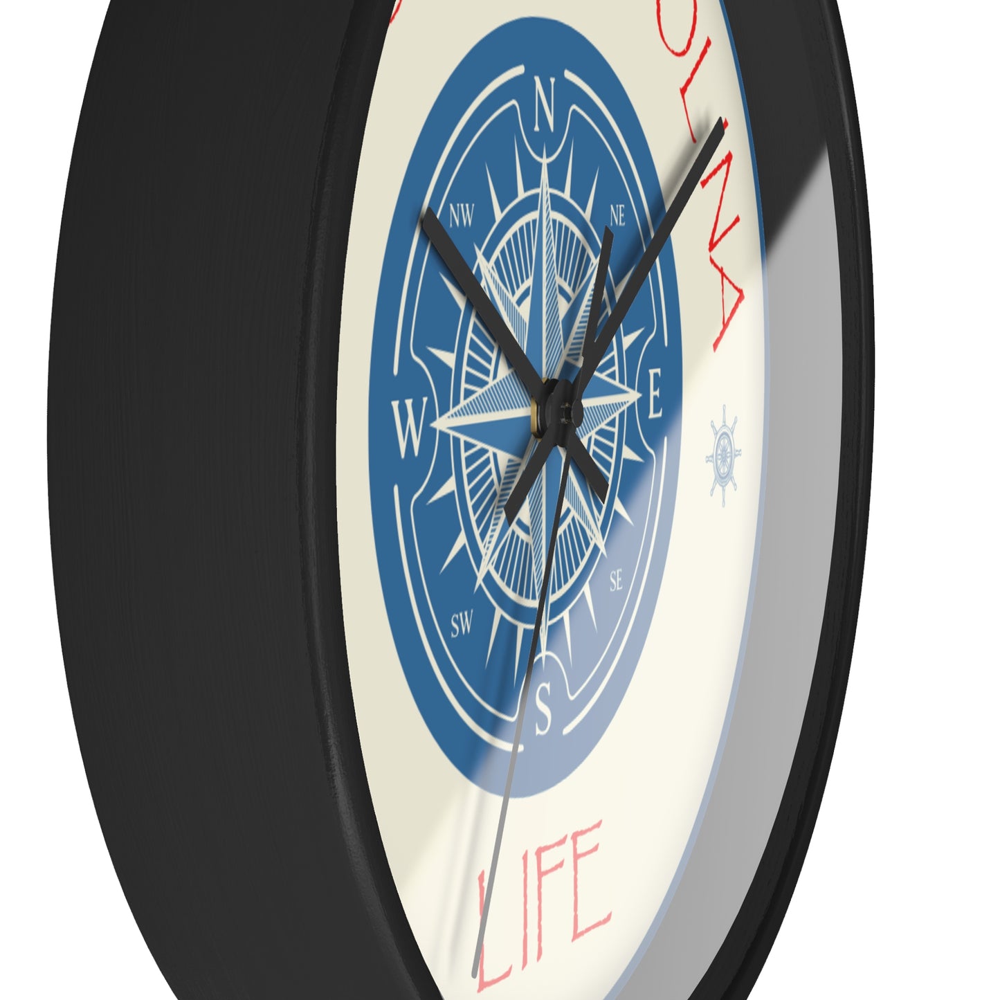 Compass Coastal Carolina Wall Clock