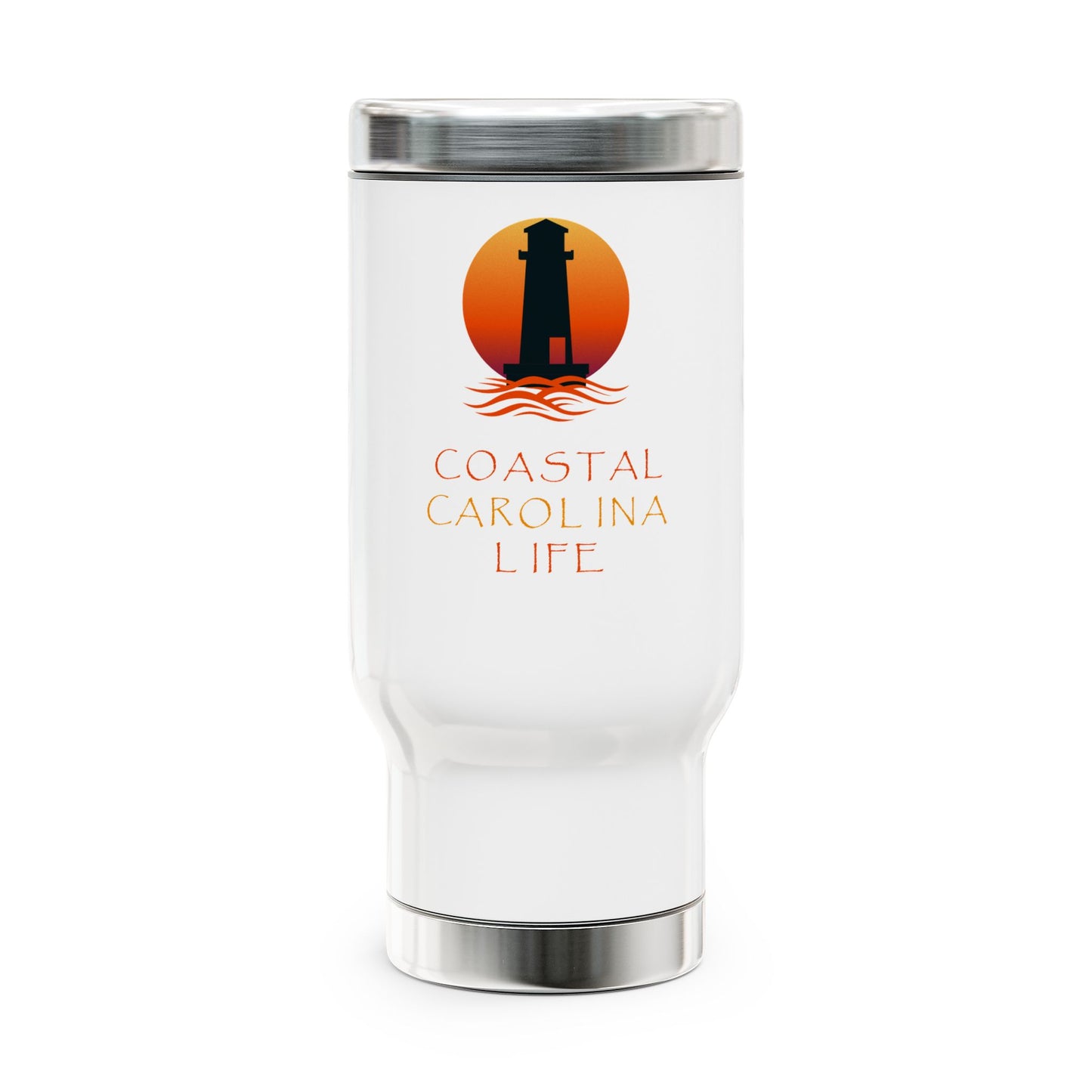 Lighthouse Tumbler with Handle