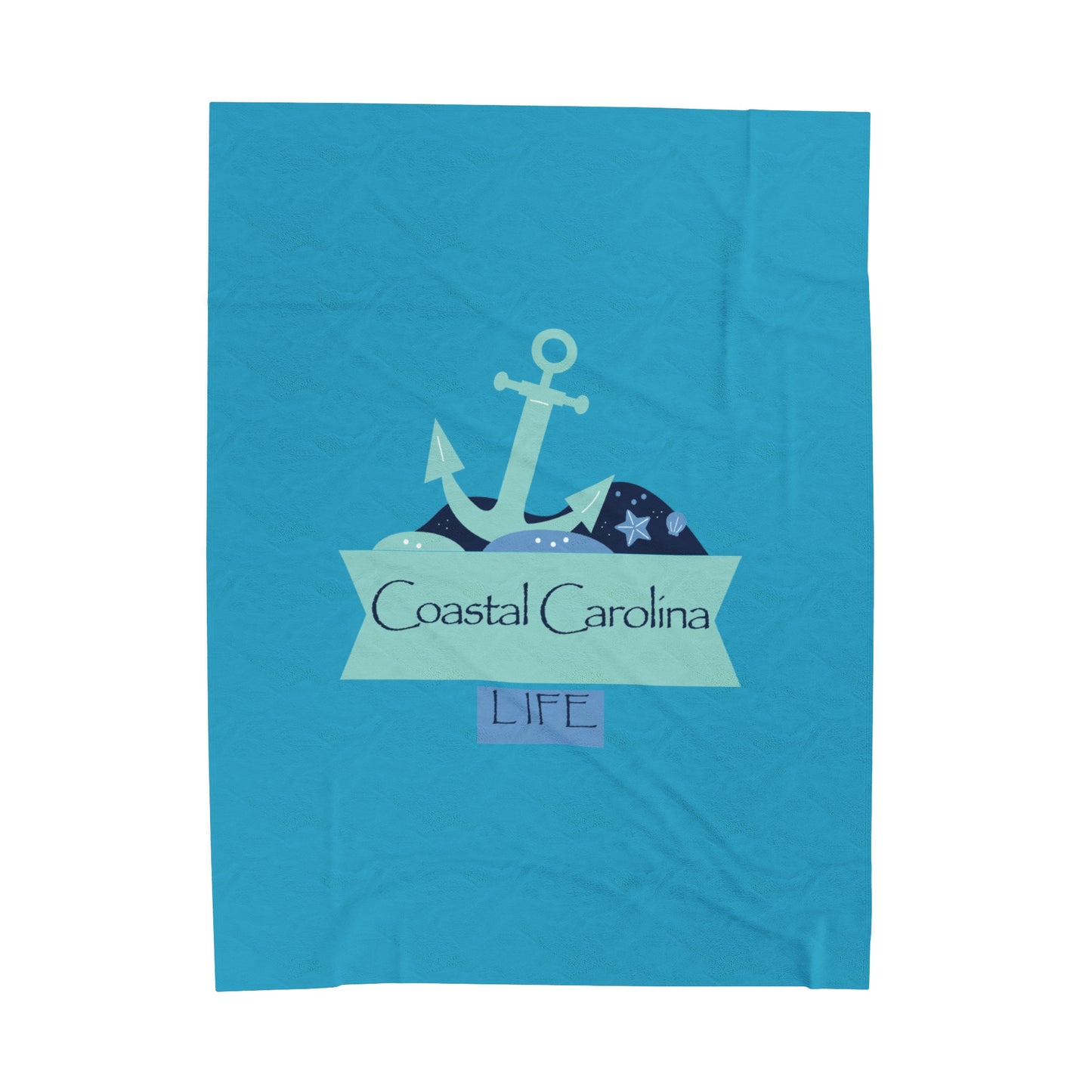 Anchor Velveteen Plush Blanket