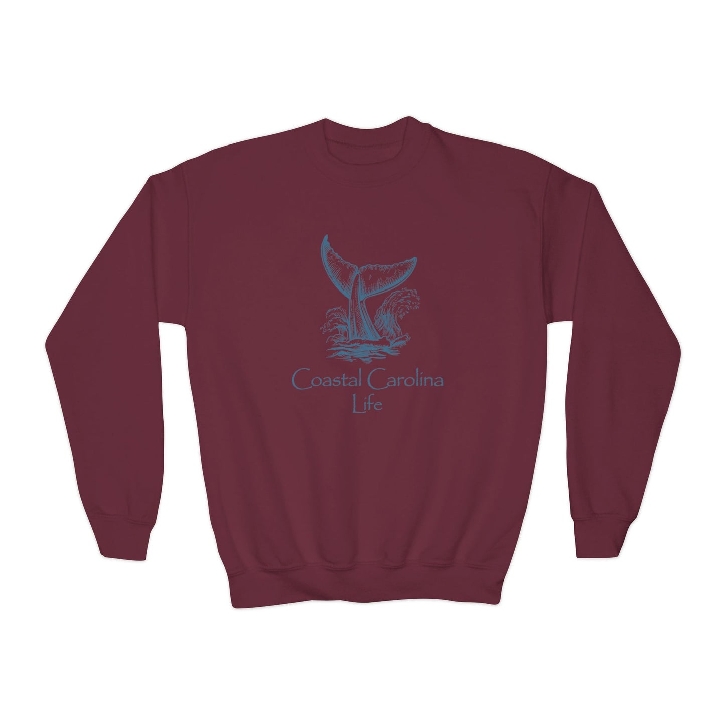 Coastal Youth Sweatshirt - Whale Tail