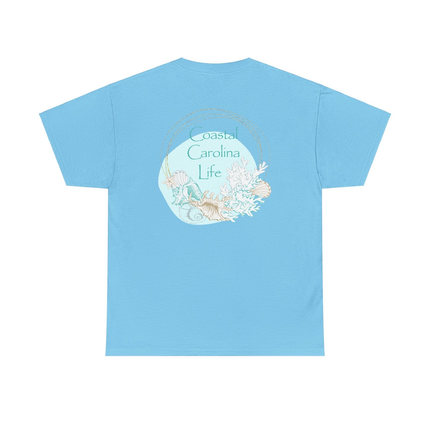 Women's Heavy Cotton T-Shirt - Shells and Coral