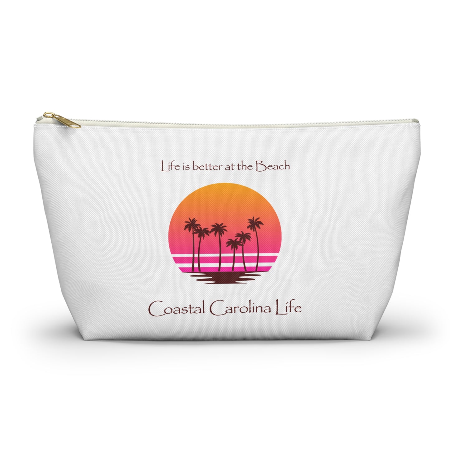Life is better at the Beach Travel Accessory Pouch