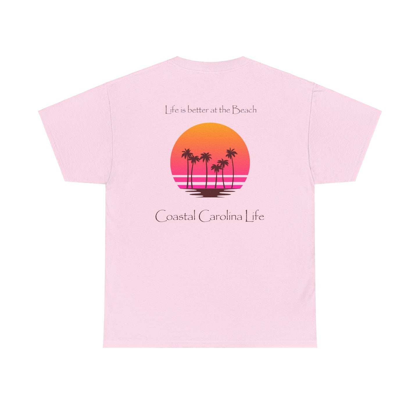 Women's Heavy Cotton T-Shirt - Life is better at the Beach