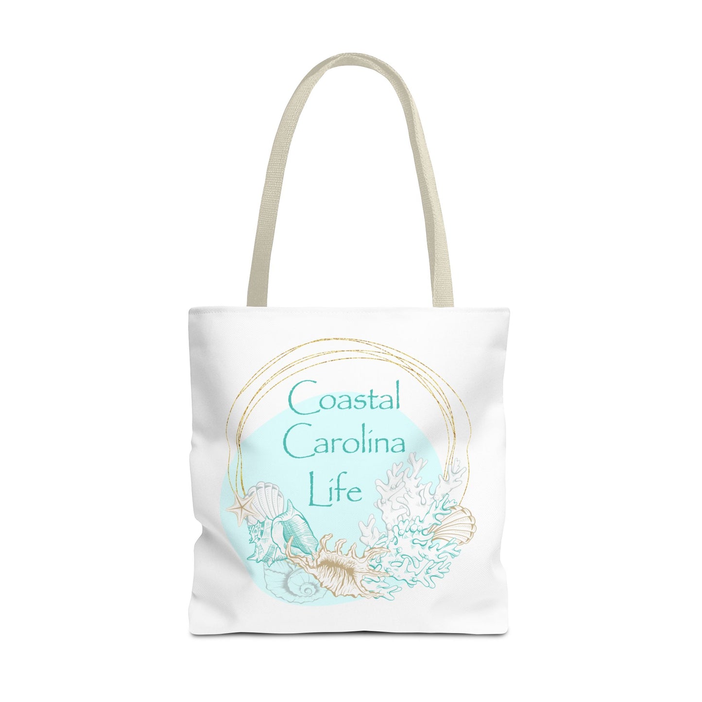 Seashells and Coral Coastal Tote Bag