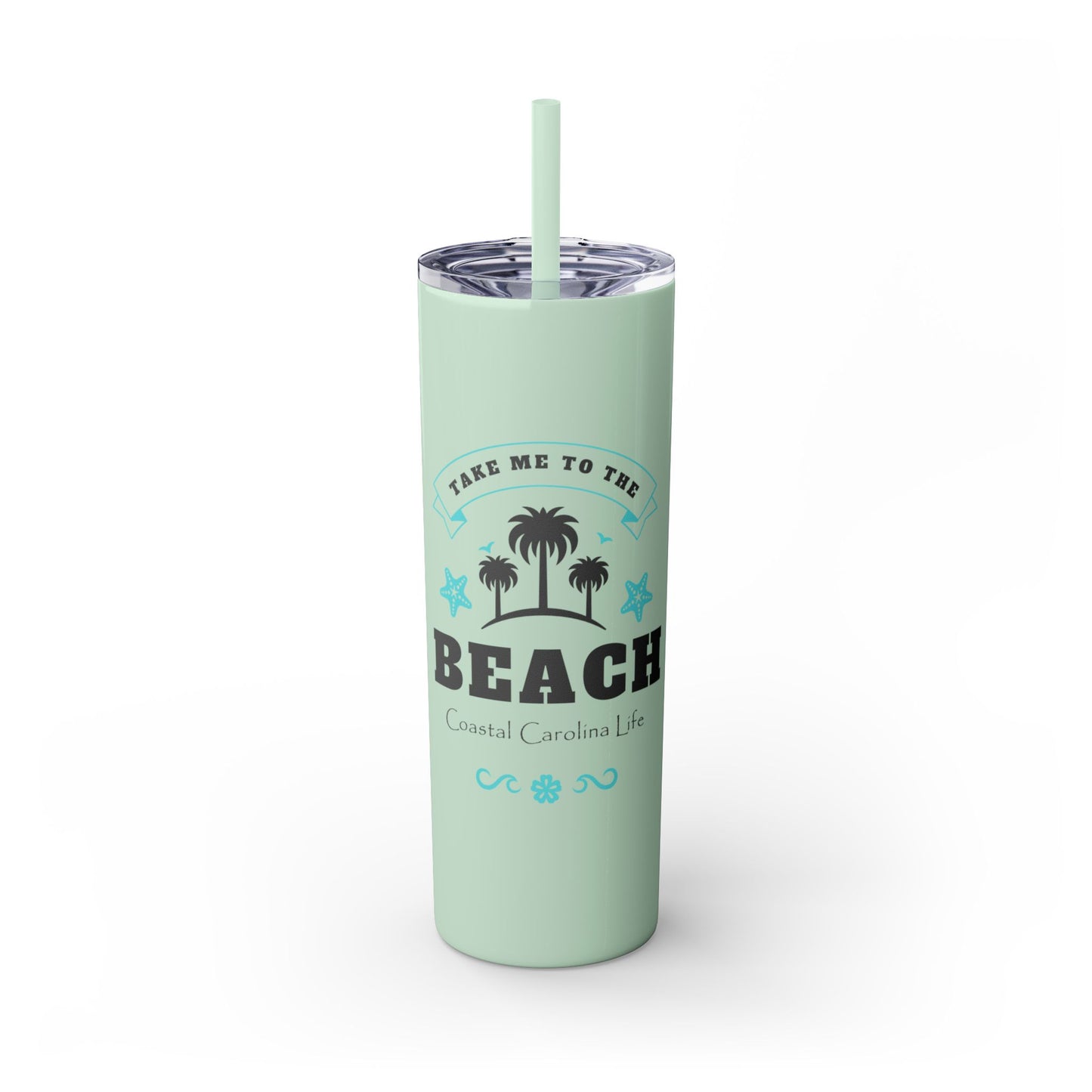 Take Me to the Beach Skinny Tumbler