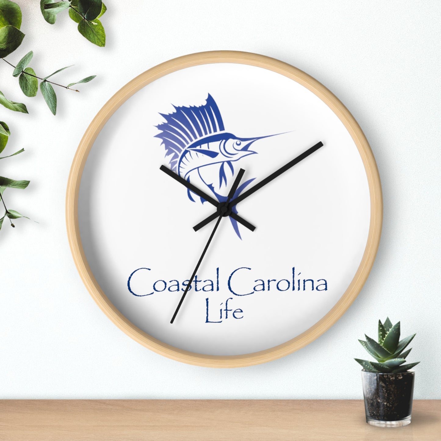 Sailfish Coastal Carolina Wall Clock