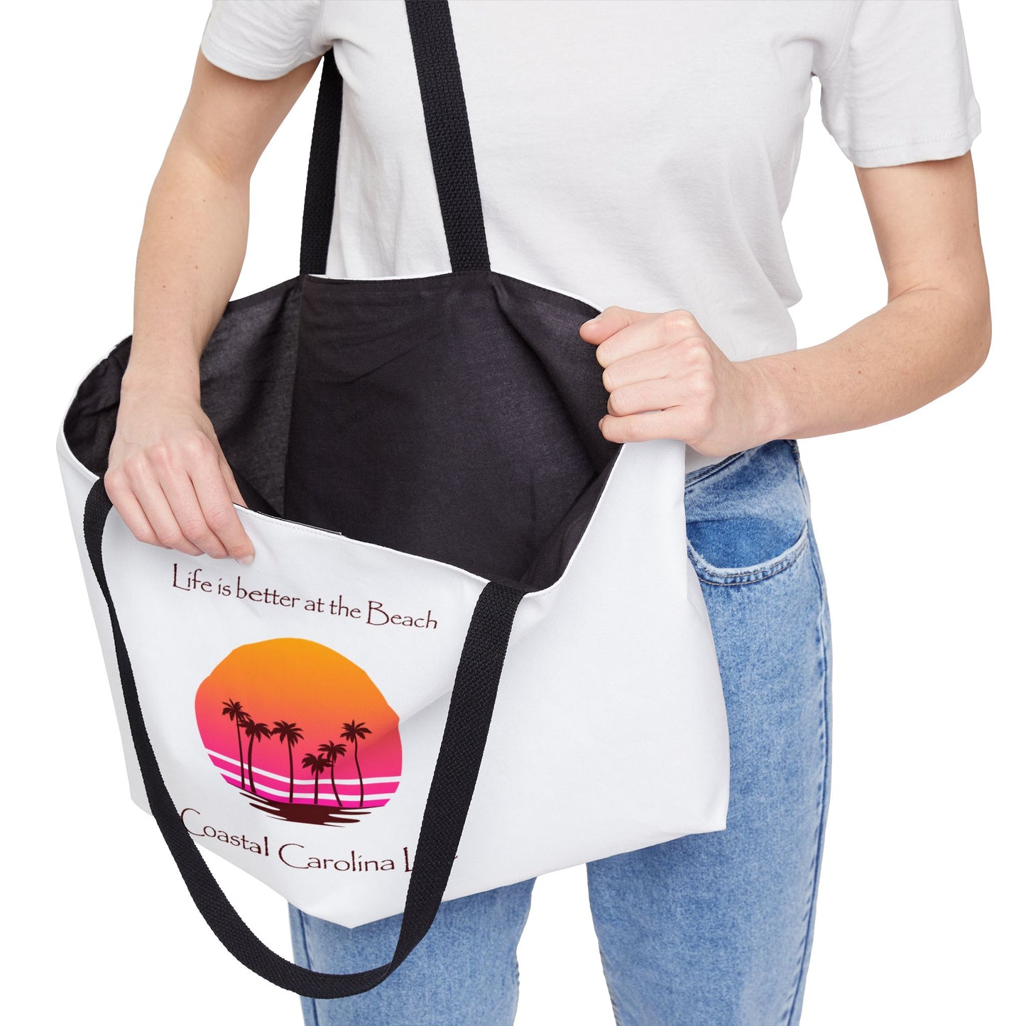 Life is better at the Beach Coastal Weekender Tote