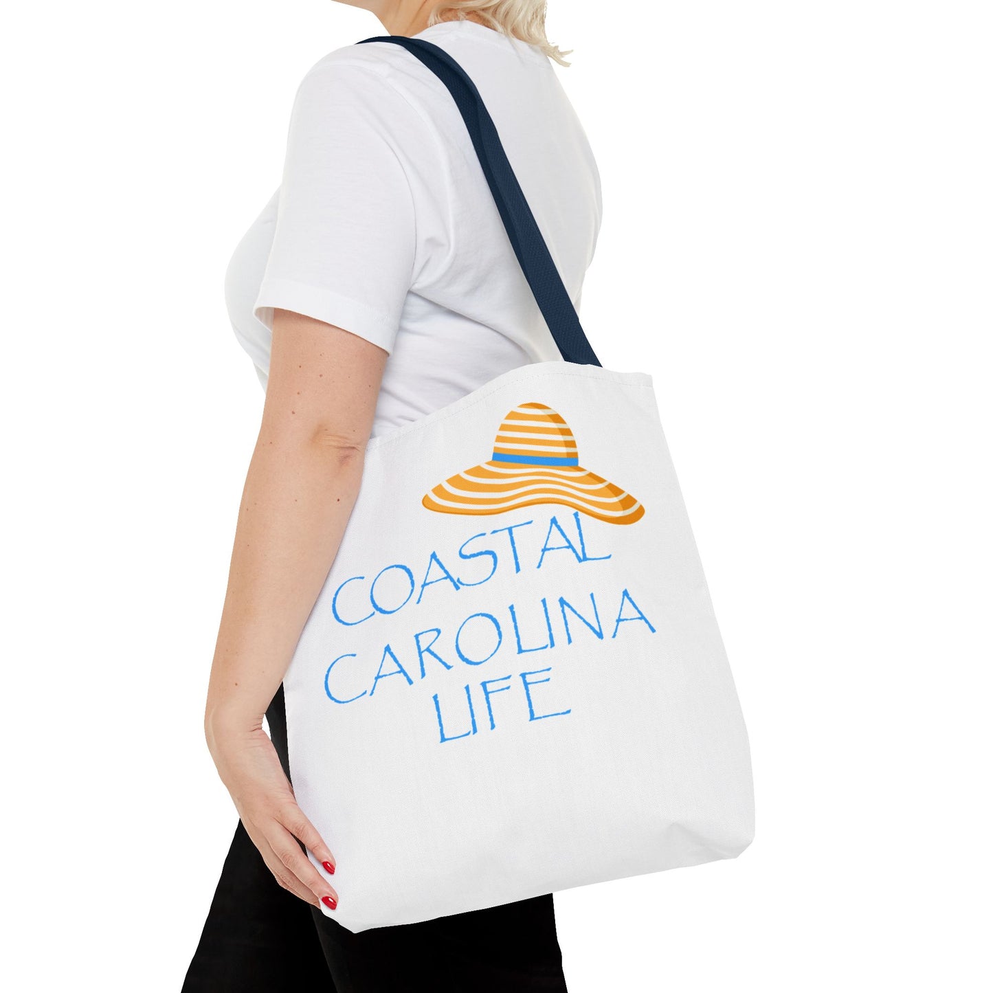 Beach Hat Coastal Tote Bag