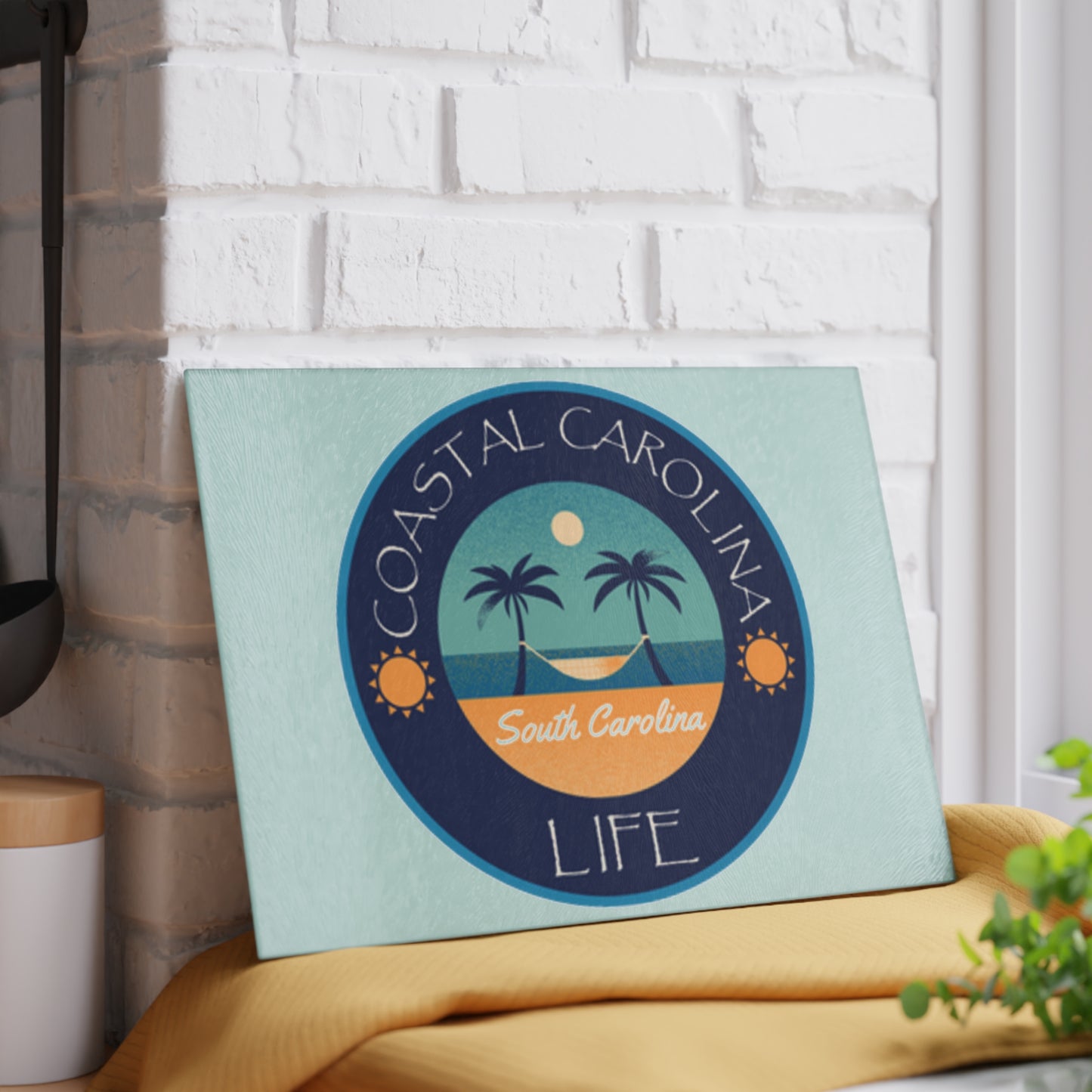 South Carolina Tempered Glass Cutting Board
