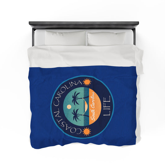 South Carolina Velveteen Plush Blanket
