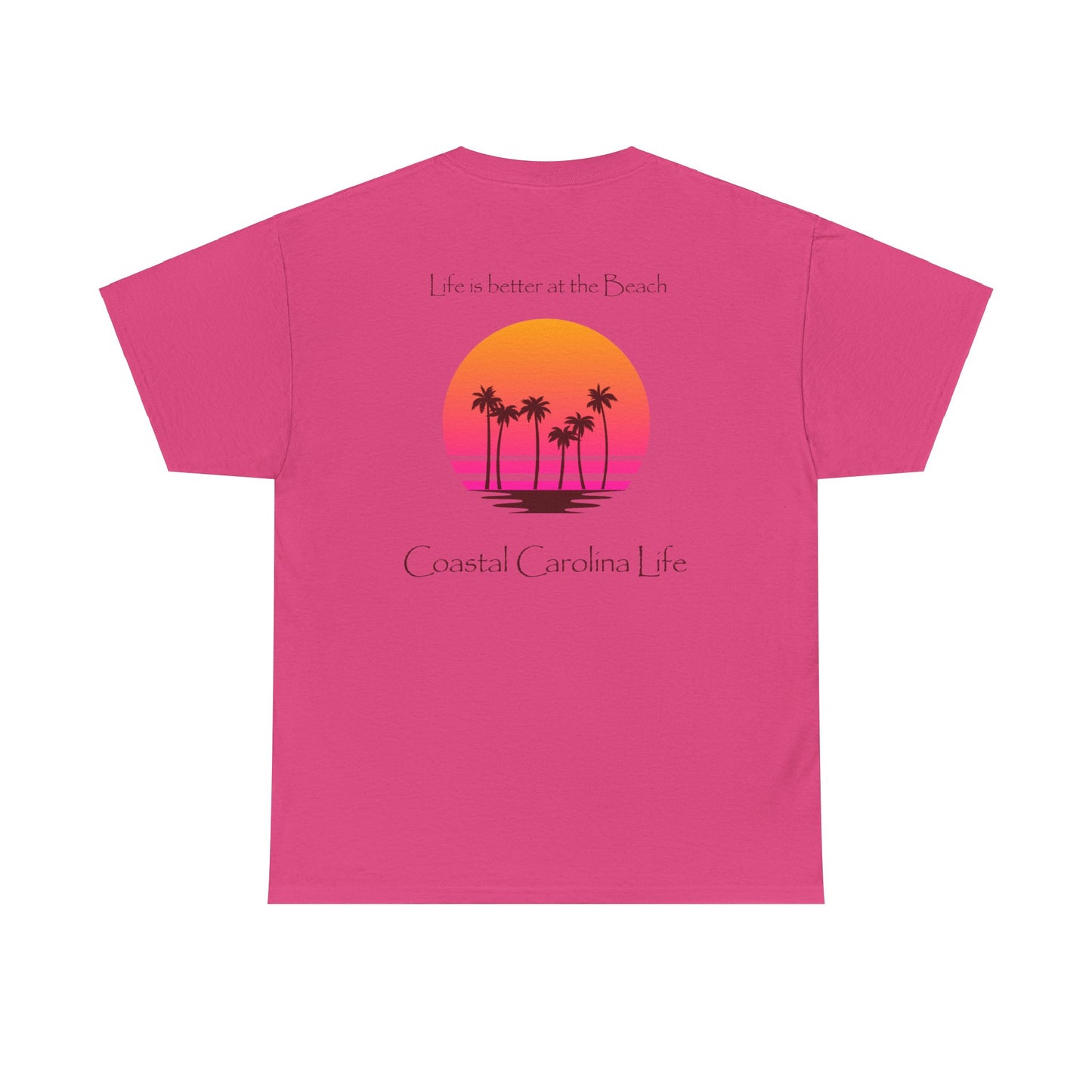 Women's Heavy Cotton T-Shirt - Life is better at the Beach