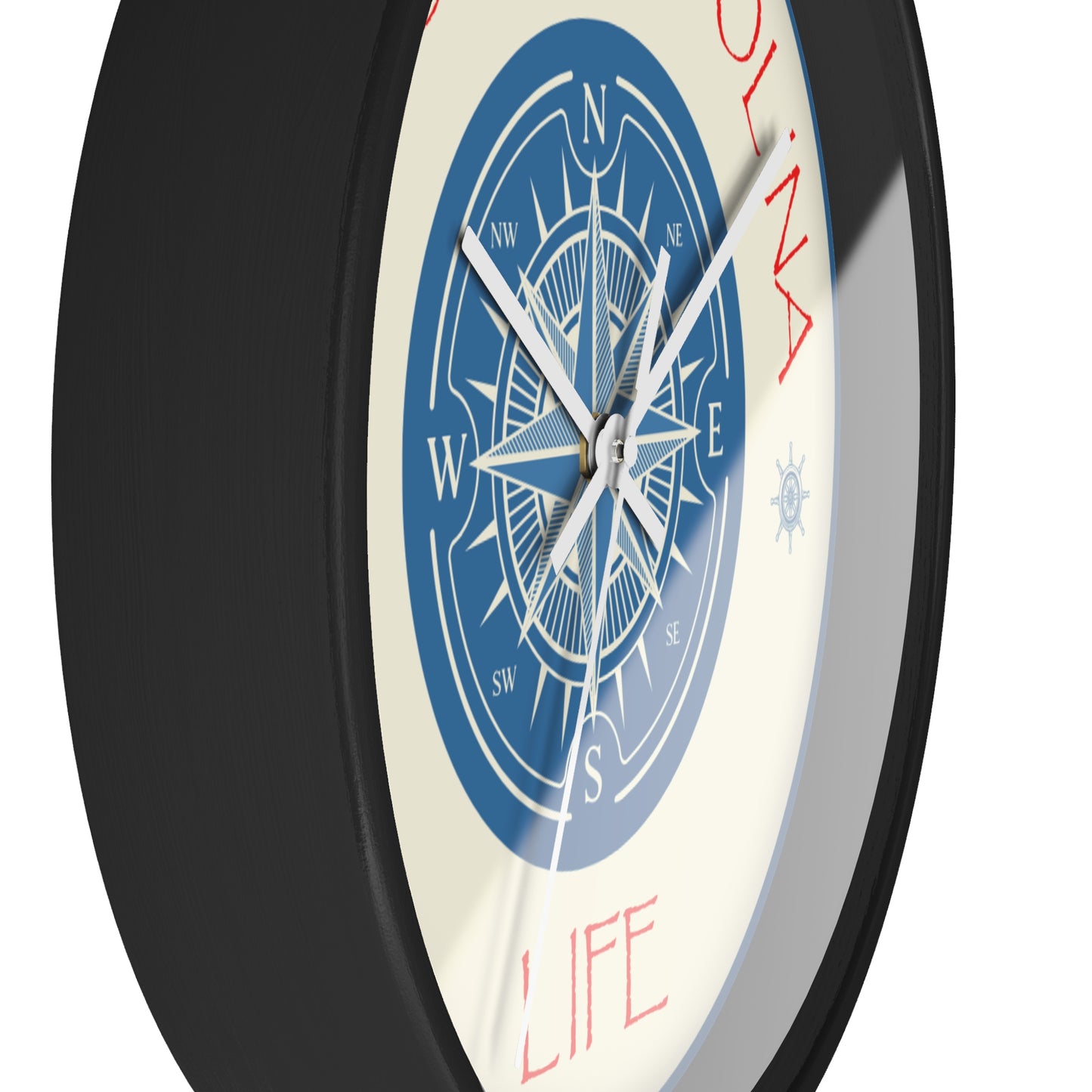 Compass Coastal Carolina Wall Clock