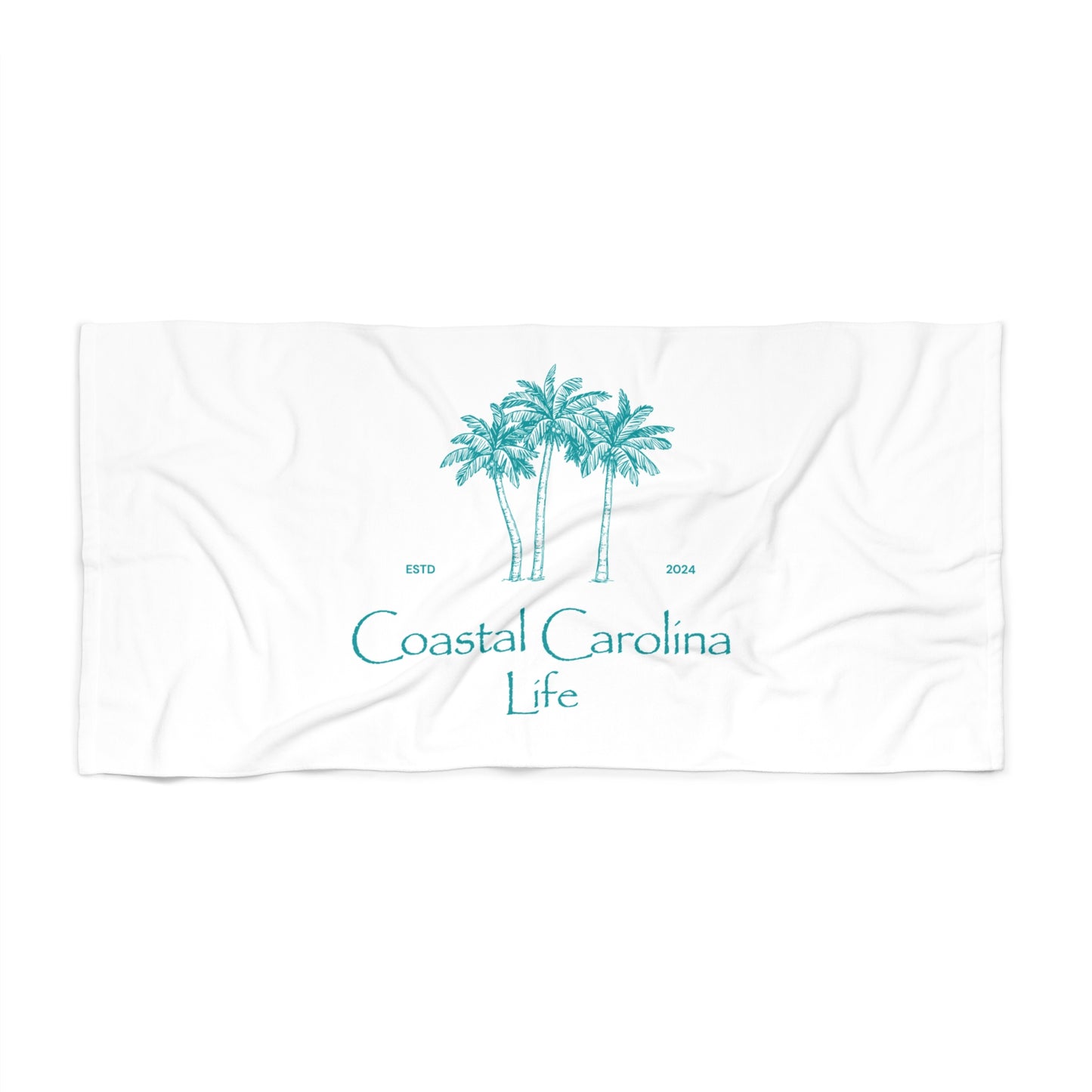 Palm Trees Coastal Beach Towel