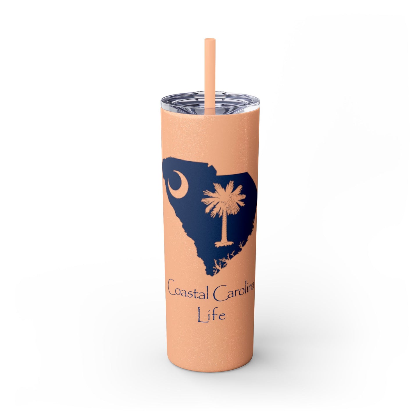 South Carolina Emblem Skinny Tumbler
