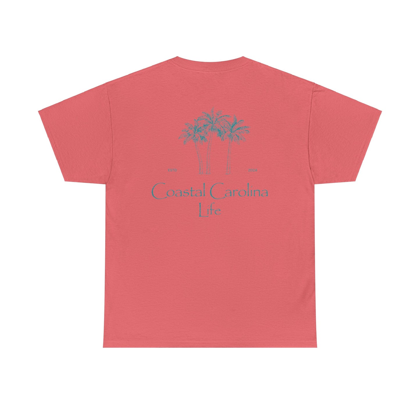 Women's Heavy Cotton T-Shirt - Palm Trees