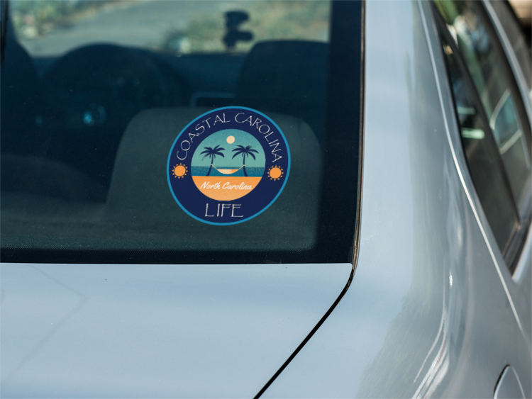 North Carolina Coastal Auto Decal