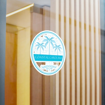 Palm Trees and Water Coastal Auto Decal