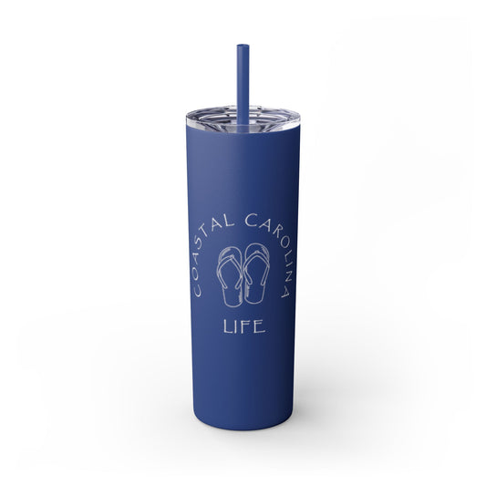 Flip Flops Skinny Tumbler