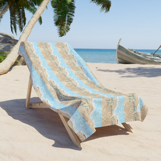 Water's Edge Coastal Beach Towel