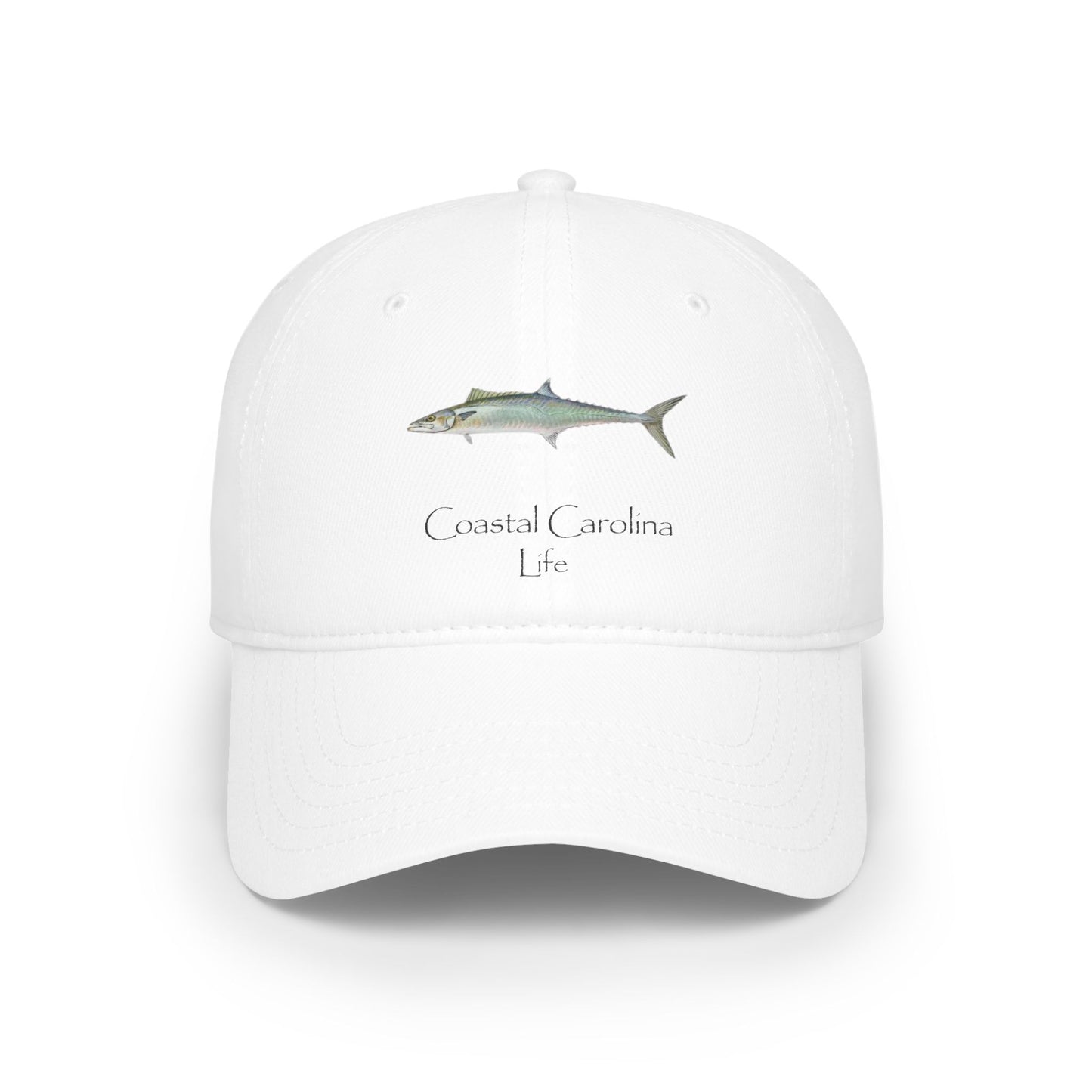 King Mackerel Coastal Carolina Baseball Hat - Black Print