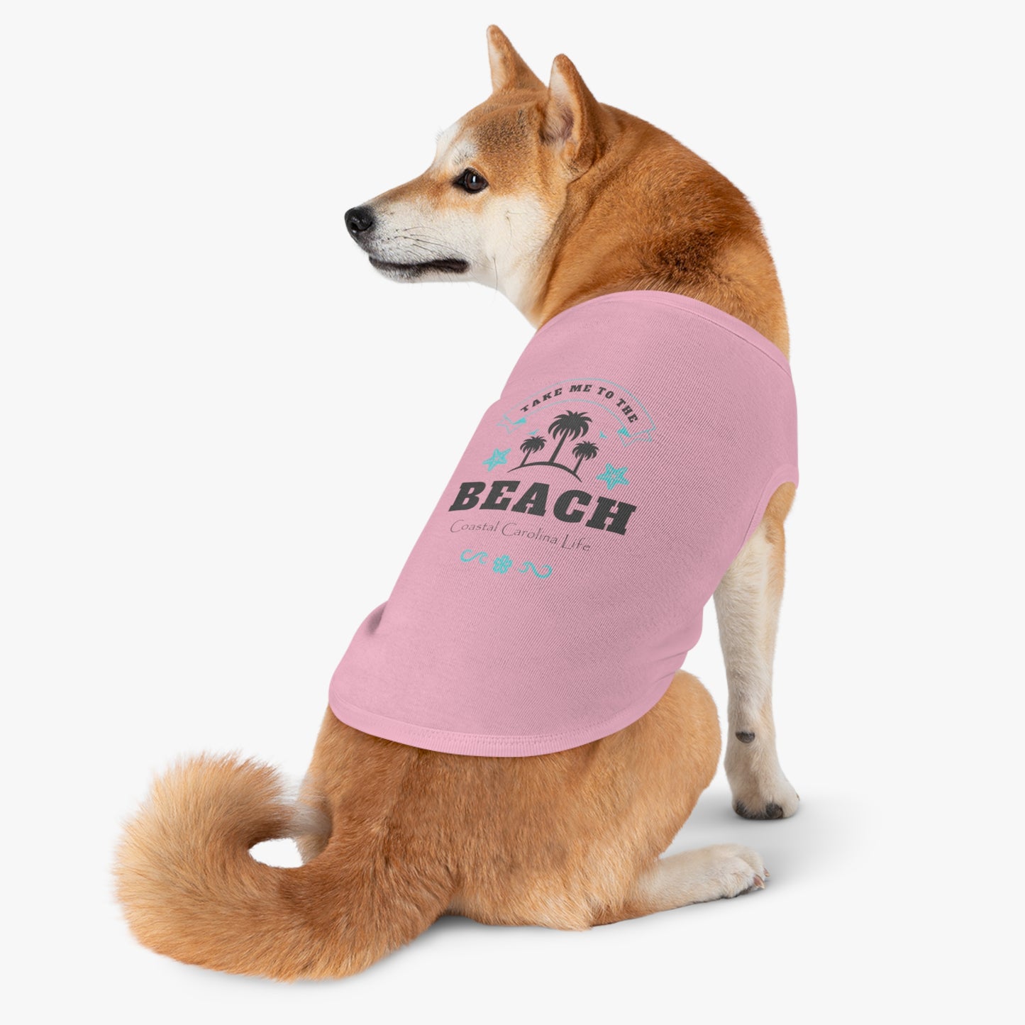 Take Me to the Beach Coastal Pet Shirt