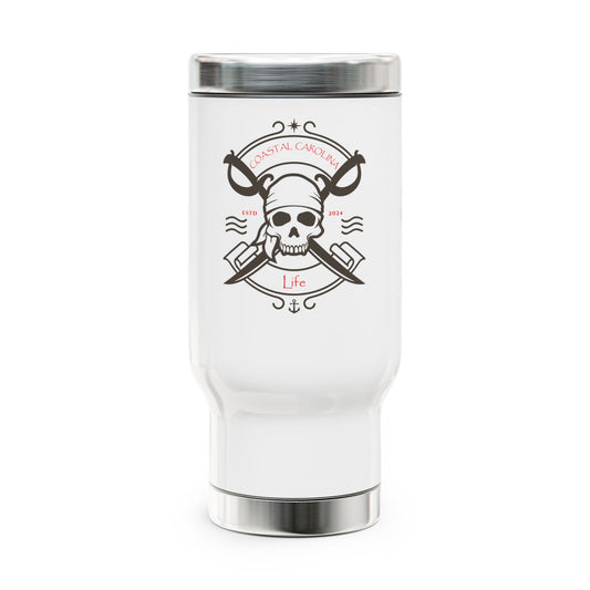 Pirate Skull Tumbler with Handle