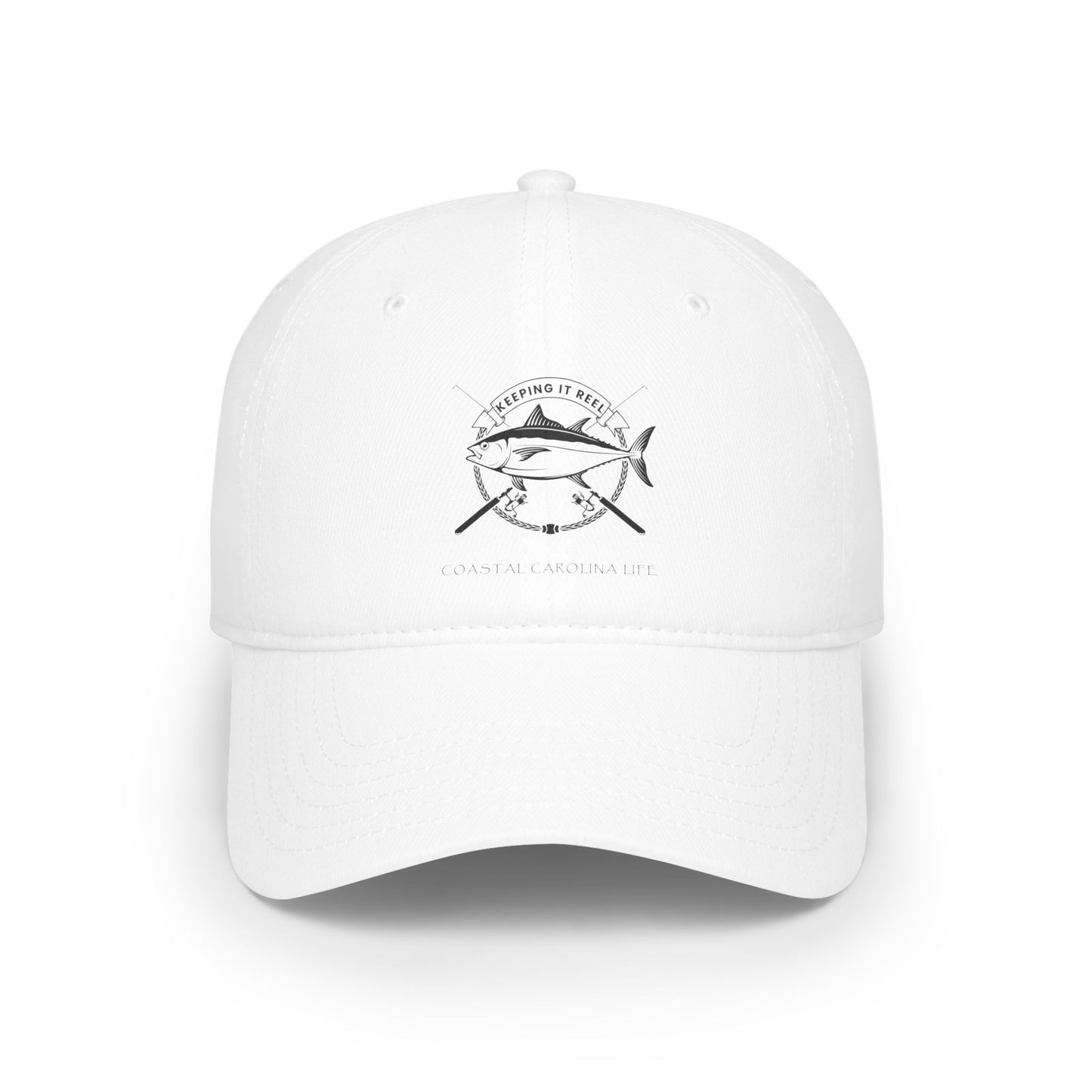 Keeping it Reel Coastal Carolina Baseball Hat- Black Print