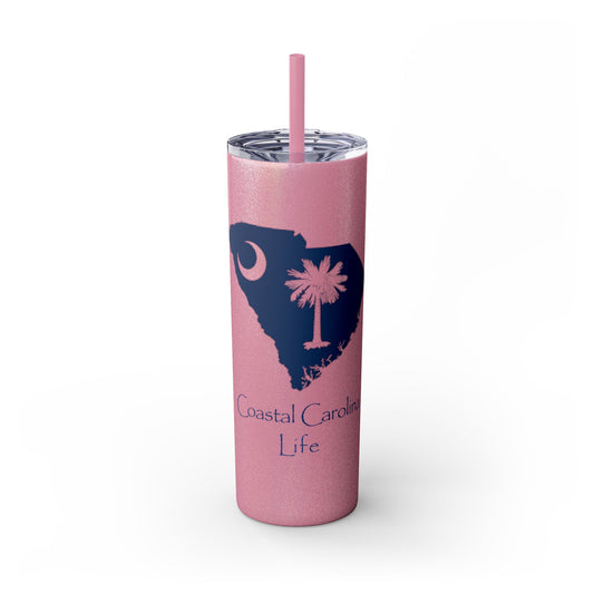 South Carolina Emblem Skinny Tumbler