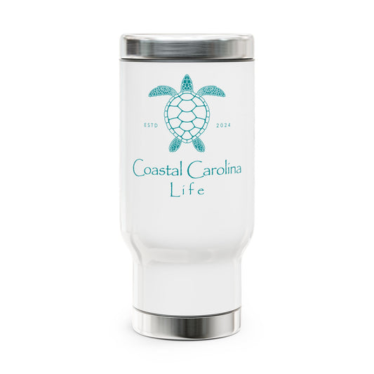 Sea Turtle Tumbler with Handle