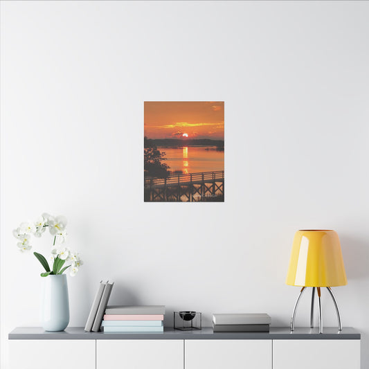 Setting Sun Coastal Carolina Canvas