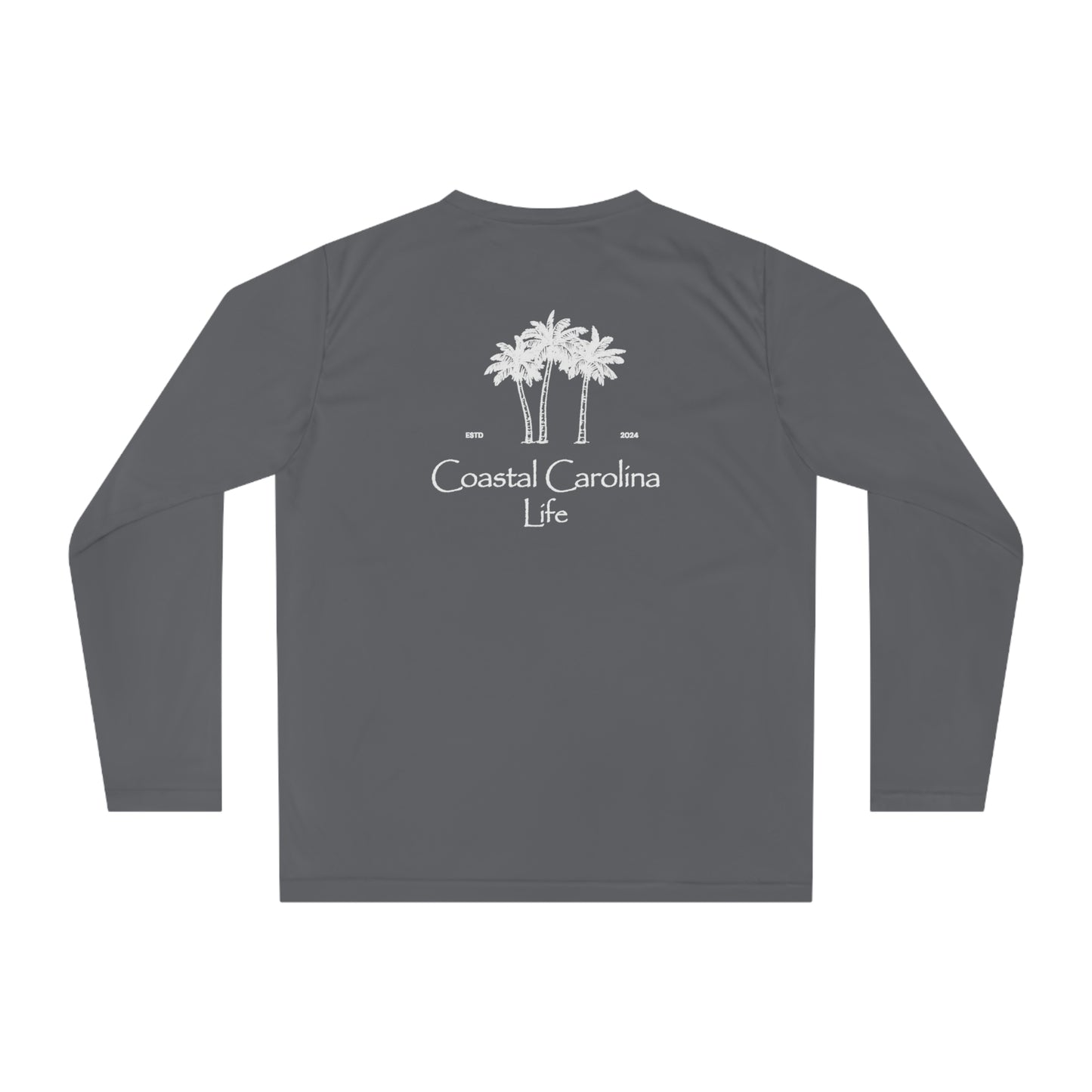 Men's Performance Long Sleeve Shirt - Palm Trees