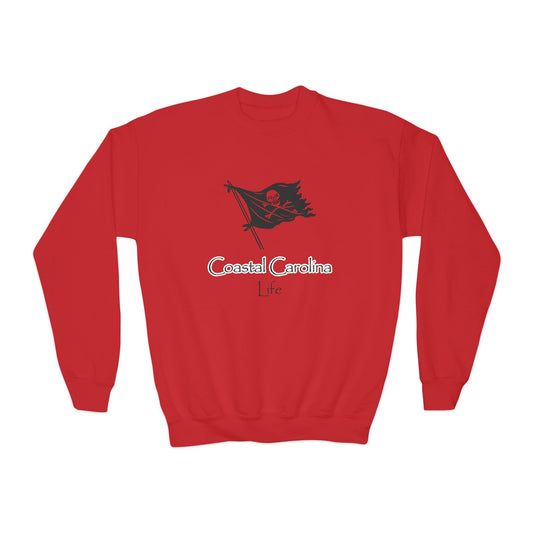 Coastal Youth Sweatshirt - Pirate Flag