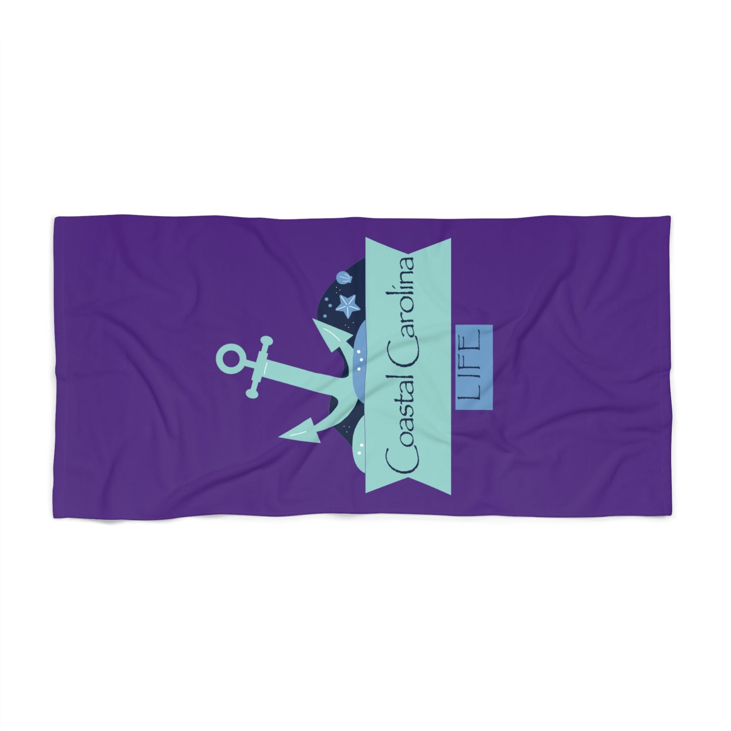 Anchor Coastal Beach Towel